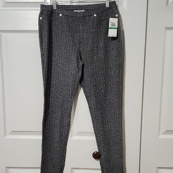 Michael Kors Black and White Jeggings Modern Fit - Picture 1 of 5